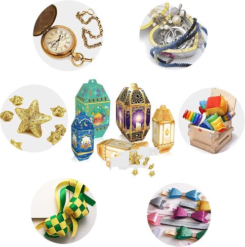 24 Pcs Four styles Moon Festival Party Favors Candy Gift Boxes,Ramadan Inspired Designs, Perfect for Holiday Gifts, Parties, and Religious Celebration Supplies in Saudi Arabia