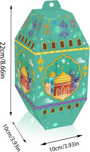 24 Pcs Four styles Moon Festival Party Favors Candy Gift Boxes,Ramadan Inspired Designs, Perfect for Holiday Gifts, Parties, and Religious Celebration Supplies in Saudi Arabia
