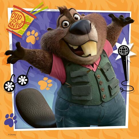 Ravensburger - Zootopia 2: A New Mission - مجموعة ألغاز الصور المقطوعة 3 × 49 قطعة - مشاهد نابضة بالحياة مع جودي هوبس ونيك وايلد والأصدقاء - جودة ممتازة - متعة خالية من الشاشة - للأطفال بعمر 5 سنوات فما فوق in Kuwait