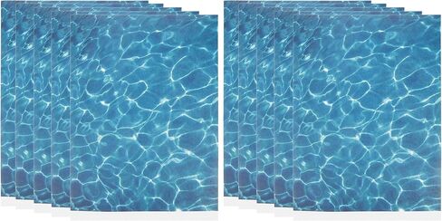 DOITOOL Simulated Water-Print Stickers 6 Pcs 11.6X8.3 Inches Self-Adhesive Fake Water Sheets for DIY Miniature Landscape Model Rivers Diorama Aquarium Decoration in Saudi Arabia