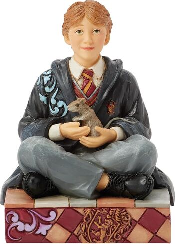 Enesco Harry Potter by Jim Shore Ron Weasley Holding Scabbers The Rat Figurine, 4.13 Inch, Multicolor in Saudi Arabia