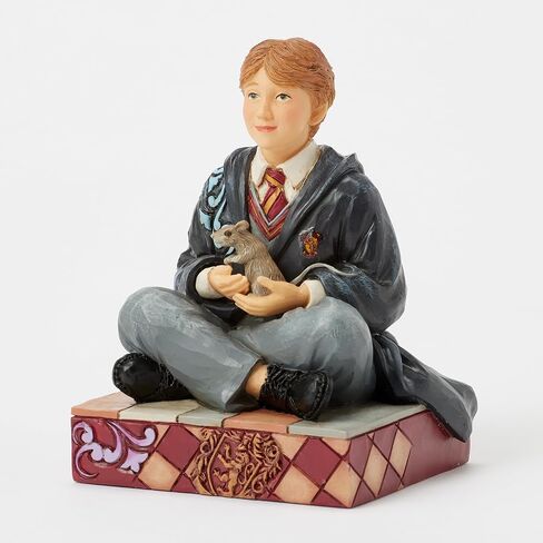 Enesco Harry Potter by Jim Shore Ron Weasley Holding Scabbers The Rat Figurine, 4.13 Inch, Multicolor in Saudi Arabia