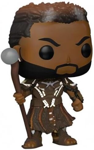 بوب مارفل: النمر الأسود: واكاندا فور إيفر - شخصية M'Baku Funko من الفينيل (مع حافظة حماية صندوقية متوافقة)، متعددة الألوان، 3.75 بوصة in Kuwait