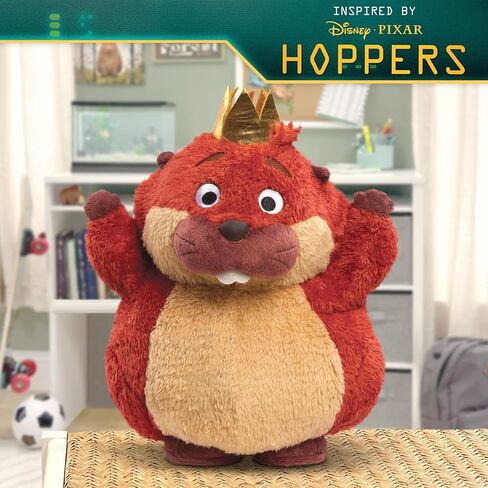 Disney and Pixar's Hoppers Workin' Out King George Feature Plush - Talking & Moving Plush Toy for Kids and Movie Fans, Inspired by The Hoppers Movie in Saudi Arabia