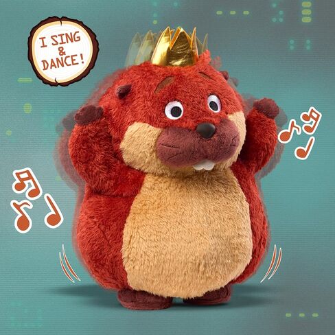 Disney and Pixar's Hoppers Workin' Out King George Feature Plush - Talking & Moving Plush Toy for Kids and Movie Fans, Inspired by The Hoppers Movie in Saudi Arabia