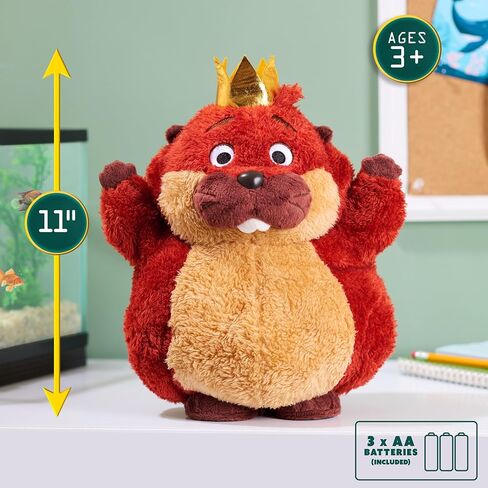 Disney and Pixar's Hoppers Workin' Out King George Feature Plush - Talking & Moving Plush Toy for Kids and Movie Fans, Inspired by The Hoppers Movie in Saudi Arabia