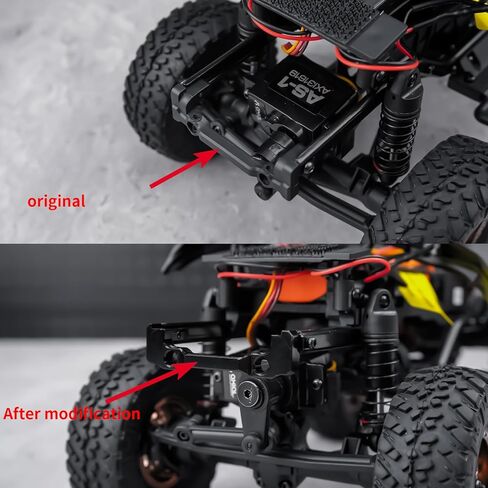 CNC Aluminum Front Bumper Mount for 1/24 RC Crawler Axial SCX24 GX470 Upgrade Part in Saudi Arabia