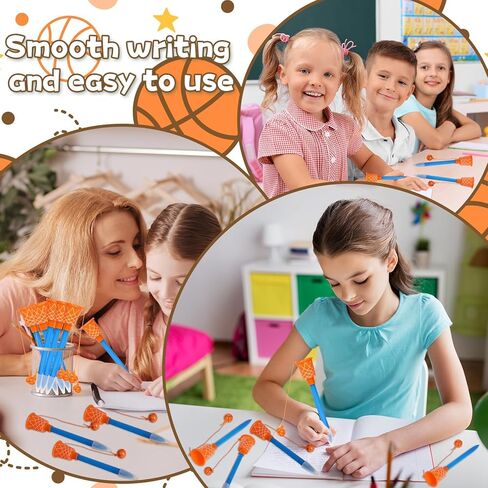 30 Set Valentine's Day Gifts Bulk Basketball Party Favors Basketball Hoop Pens Set Keychains Stickers Card Classroom Rewards Prizes Party Valentine's Present from Teacher in Saudi Arabia