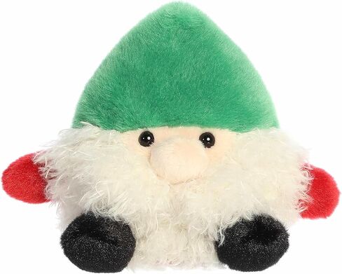 لعبة الحيوانات المحشوة Aurora® Festive Palm Pals™ Gnick Gnome™ - قطيفة ممتعة قابلة للتجميع للأطفال والكبار - مثالية لديكورات العطلات أو الهدايا - أخضر 5 بوصات in Kuwait