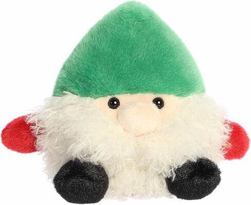 لعبة الحيوانات المحشوة Aurora® Festive Palm Pals™ Gnick Gnome™ - قطيفة ممتعة قابلة للتجميع للأطفال والكبار - مثالية لديكورات العطلات أو الهدايا - أخضر 5 بوصات in Kuwait