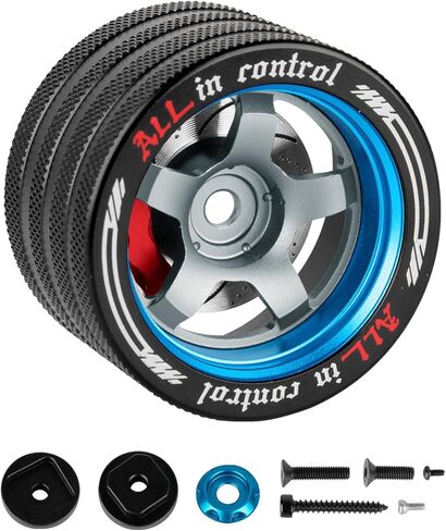 RC Transmitter Hand Wheel Upgrades Parts for MT4 MT5 M12 M17,FUTABA 4PX 7PX 10PX,Flysky Noble NB4,WFLY X9,Metal RC Hand Wheel Steering,Red in Saudi Arabia