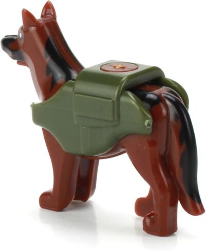 Battle Brick Collectible Custom Police K9 Service Dog Collectible | Compatible with Lego Bricks | Great Gift for Ages 10+ in Saudi Arabia