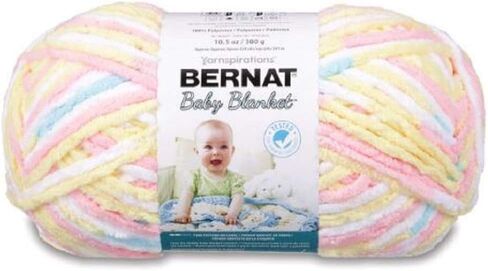 Bernat Baby Blanket Big Ball Yarn (2-Pack) Pitter Patter 161104-04616 in Saudi Arabia