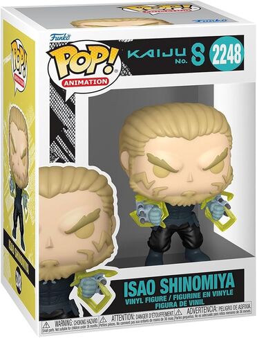 فانكو بوب! الرسوم المتحركة: Kaiju No8 - ISAO Shinomiya - مجسم من الفينيل قابل للتجميع - فكرة هدية - بضائع رسمية - ألعاب للأطفال والكبار - محبي الرسوم المتحركة - مجسم نموذجي لهواة الجمع والعرض in Kuwait