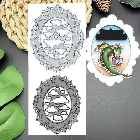 Dreamy Frame Christmas Tree Snowflake Metal Die Cuts,Spring Sunflower Frame Leaf Cutting Dies Cut Stencils for DIY Scrapbooking Album Decorative Embossing Paper Dies for Card Making in Saudi Arabia
