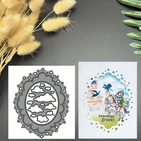 Dreamy Frame Christmas Tree Snowflake Metal Die Cuts,Spring Sunflower Frame Leaf Cutting Dies Cut Stencils for DIY Scrapbooking Album Decorative Embossing Paper Dies for Card Making in Saudi Arabia