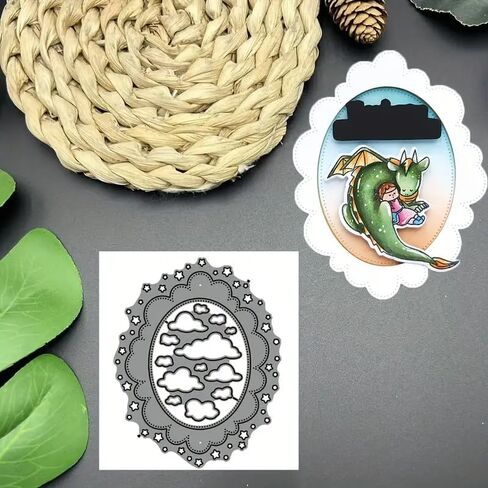 Dreamy Frame Christmas Tree Snowflake Metal Die Cuts,Spring Sunflower Frame Leaf Cutting Dies Cut Stencils for DIY Scrapbooking Album Decorative Embossing Paper Dies for Card Making in Saudi Arabia