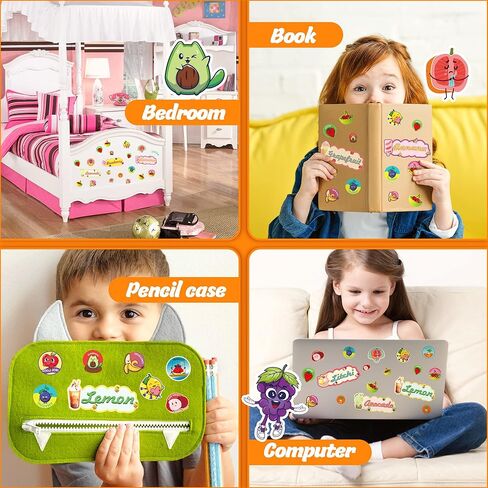 48 Sheets Scratch and Sniff Stickers, Scented Sticker for Kids,12 Different Scents Fruits Theme Smelly Stickers, Motivational Incentive Reward & Games for Kids & Teachers School Class Supplies in Saudi Arabia