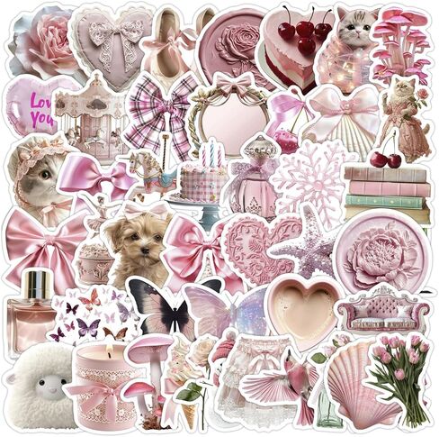 50 Pcs Vintage Posters Stickers, Vintage Aesthetic Vinyl Laptops Decals, Retro Graffiti Poster Decor Sticker for Water Bottles Bumpers Computer Luggage Journaling Guitar in Saudi Arabia