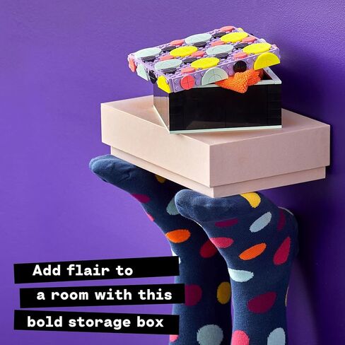 مجموعة LEGO DOTS Big Box 41960 للفنون والحرف اليدوية للأطفال من سن 6 سنوات فما فوق، منظم ترتيب مكتب DIY أو صينية تخزين مجوهرات الألعاب، نشاط تزيين إبداعي in Kuwait