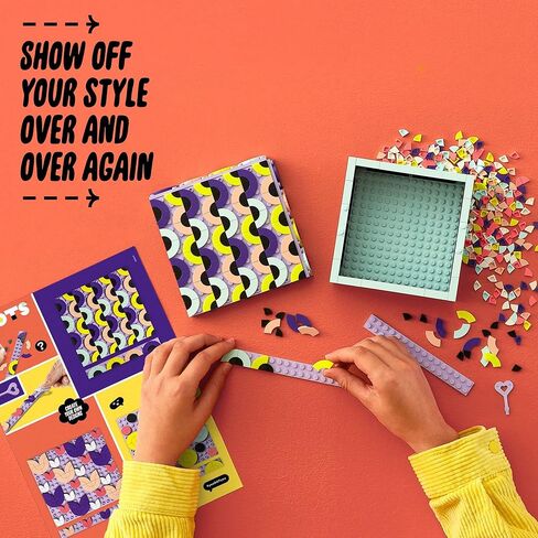 مجموعة LEGO DOTS Big Box 41960 للفنون والحرف اليدوية للأطفال من سن 6 سنوات فما فوق، منظم ترتيب مكتب DIY أو صينية تخزين مجوهرات الألعاب، نشاط تزيين إبداعي in Kuwait