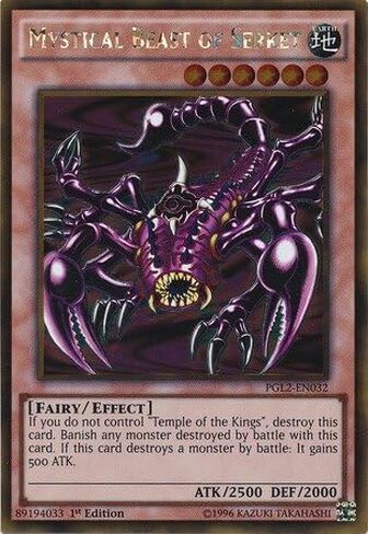 YU-GI-OH! - Mystical Beast of Serket (PGL2-EN032) - Premium Gold: Return of The Bling - 1st Edition - Gold Rare in Saudi Arabia