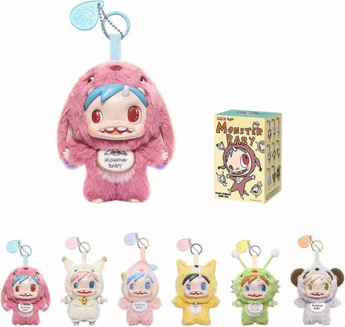 سلسلة POP MART POLAR-Monster Baby Collection من القطيفة الإصدار 1 صندوق أعمى، ديكورات ألعاب قابلة للجمع، هدايا عيد ميلاد للعطلات للفتيات والفتيان، صندوق واحد in Saudi Arabia