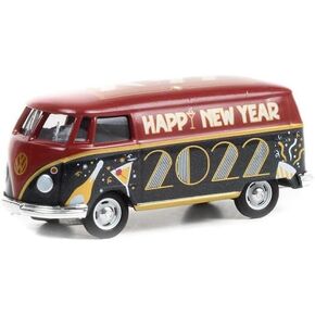 Panel Van Happy New Year 2022" "Hobby Exclusive 1/64 Diecast Model by Greenlight 30319 in Saudi Arabia
