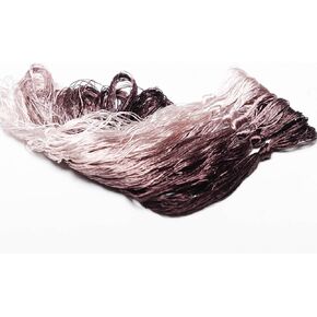 100% Nature Mulberry Handmade Embroidery Silk Thread Woven Jewelry Accessory Artificial Flowers Cross Stitch Floss DIY Sewing Kits 8 Gradient Colors 22m Each (21) in Saudi Arabia