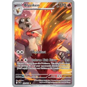 Blaziken 192/182 – رسم توضيحي لـ Destined Rivals نادر – بطاقة من رقائق معدنية in Saudi Arabia