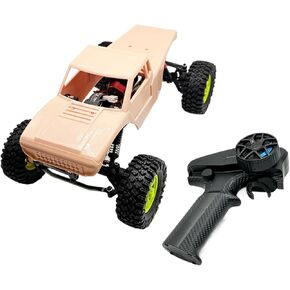 furitek 1/18 RC Crawler TerraX Active Pro 4WS ARTR - سيارة التحكم عن بعد سيارات RC للبالغين نظام زاحف صغير بدون فرش 2 في 1 (إصدار بلون الشمبانيا) (رمادي) in Kuwait