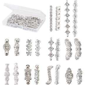 حجر الراين مستطيل شريط فاصل الخرز العتيقة الفضة متعددة حبلا موصل رابط نهاية بار التبتية متعدد الطبقات الخرز أنبوب فاصل معدني متعدد الفتحات لصنع المجوهرات الحرف اليدوية لوازم الملحقات in Kuwait