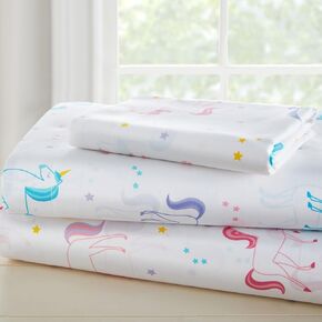 Wildkin Kids 100% Cotton Toddler Sheet Set for Boys & Girls, Bedding Set Includes Top Sheet, Fitted Sheet, Standard Pillow Case, Ideal Bed Sheet Set for Cozy Cuddles (Dinosaur Land) in Kuwait