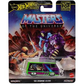 Hot Wheels Premium POP Culture Masters of The Universe '66 Dodge A100 Die Cast Car, 1:64 Scale Model in Saudi Arabia