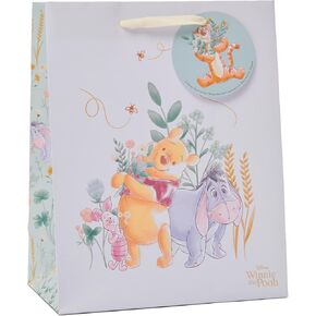 UK Greetings Disney Winnie The Pooh Medium Gift Bag for Him/Her/Friend - for Birthdays, Thank You & Other Events - Pooh & Eeyore Design in Kuwait