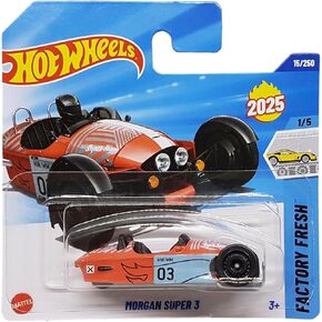 Hot Wheels - Morgan Super 3 - Factory Fresh 1/5 - HYX48 - Short Card - Orange - Mattel 2025-1:64 in Saudi Arabia