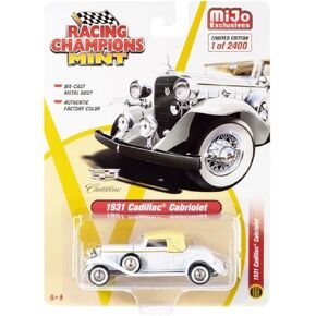 Racing Champions 1931 Cadillac Cabriolet White with Cream Top Limited Edition to 2400 pieces Worldwide 1/64 Diecast Model Car in Saudi Arabia