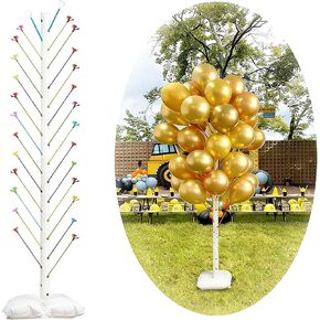 Balloon Arch Stand Kit, Bendable Half Arch Balloon Stand with Filling Water Base, 8.2Ft&5Ft Balloons Stands for Floor Suitable for Wedding Baby Shower Birthday Party Supplies Decorations in Saudi Arabia
