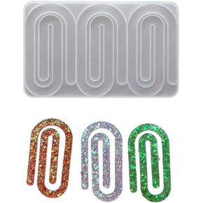 Silicone Pendant Mold Earring Molds Paper Clip Shape Jewelry Molds Silicone Texture Present for Jewelry Enthusiasts in Saudi Arabia