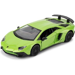 نماذج سيارات مصبوبة بمقياس 1:36 قابلة للتجميع 2015 لامبو LP750-4 SV، لعبة سيارة سحب للخلف هدايا عيد ميلاد للأطفال البالغين من عمر 3 سنوات فما فوق (أزرق) in Kuwait