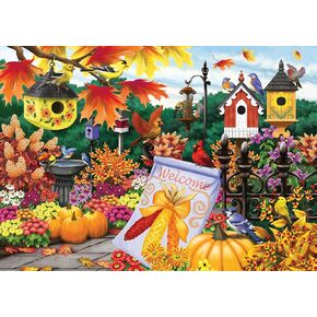 Wonder Forge Welcome Autumn 1000 Piece Jigsaw Puzzle for Adults | Unique, Perfectly-Fitting Pieces | Fun, Vibrant Imagery | Amazon Exclusive in Kuwait