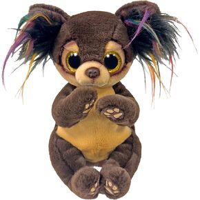 TY Beanie Boos Toffee the Chihuahua with Big Yellow Eyes and Glitter - T37393 in Saudi Arabia