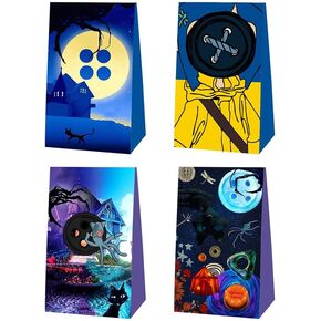 EKIH 12pcs Horror Movie Birthday Party Gift Bags Goodie Bags,Horror Movie Party Supplies for Kids Birthday Decorations in Kuwait
