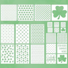 22 Pcs Heart Stencils Set, Valentines Stencil Mixed Size Heart Love Templates Reusable Plastic Templates for Painting on Wall Wood Pillow and Fabric for DIY Crafts and Home Decor in Saudi Arabia
