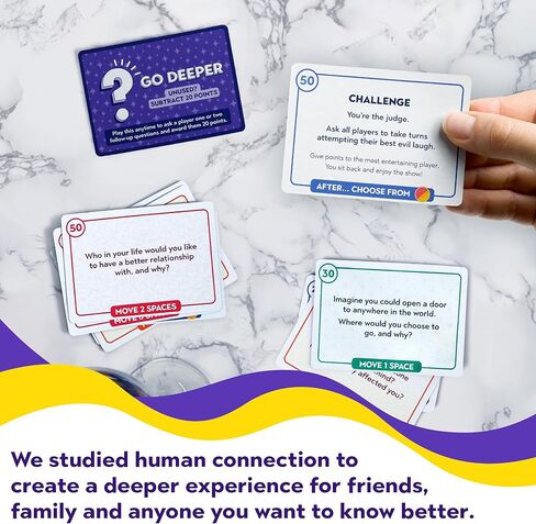 COZY JUICY REAL Deep Conversation Game - For Groups Adults Couples Families & Strangers, Really Lets Fun & Friendship Begin, 252 Cards Edition, Adult Couple Family Card Games Night, Tales For Humanity in Saudi Arabia