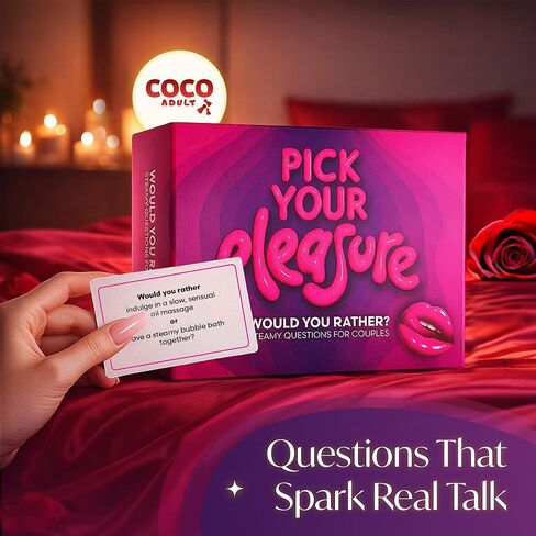Fun Would You Rather Card Game for Couples | Romantic Couples Game with Flirty Would You Rather Questions & Dares | Connecting Card Game for Couples 2 Player in Saudi Arabia