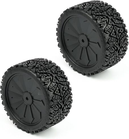 CROBOLL SBK-035 Rear Assembled Wheel Set for SBK10 RC Buggy,83 * 39mm in Saudi Arabia