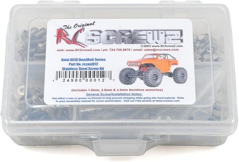 Axial Racing AX10 Deadbolt Stainless Steel Screw Kit in Saudi Arabia