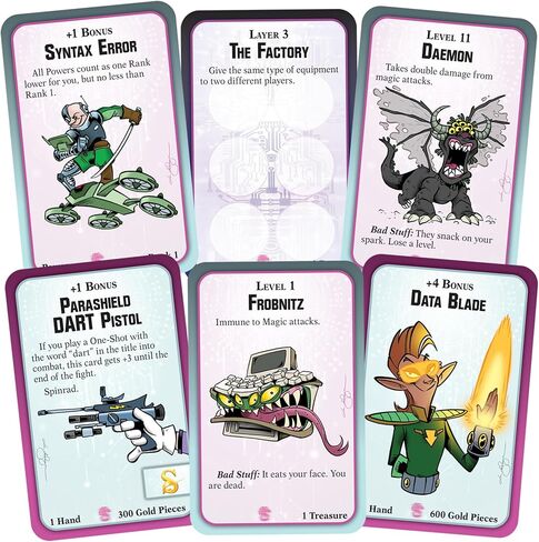 Steve Jackson Games Munchkin Shadowrun Hack The Future - Card Game Expansion, for 3-6 Players, Ages 14+ in Saudi Arabia