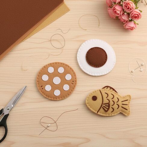 9 Pcs Brown Felt Sheets, 7.8"×11.8" 1mm Thick Soft Felt Fabric Sheet 3 Assorted Brown Series Colors Felts for DIY Craft Sewing Patchwork Art Projects in Saudi Arabia